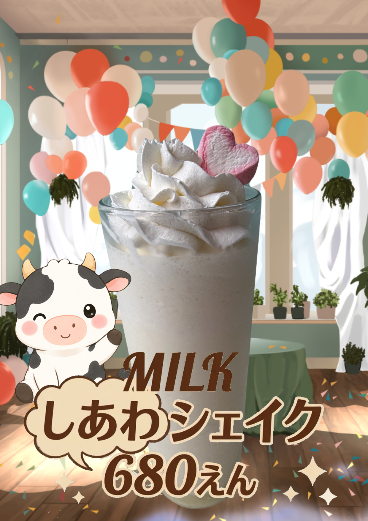 <span class="title">MILKシェイク始めました✨️</span>